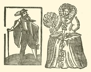 The Roxburghe Ballads』（木版画）のイラスト