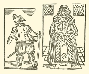 The Roxburghe Ballads』（木版画）のイラスト