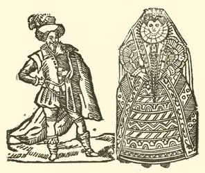 The Roxburghe Ballads』（木版画）のイラスト