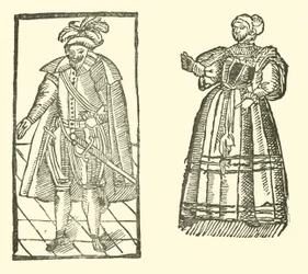 The Roxburghe Ballads』（木版画）のイラスト