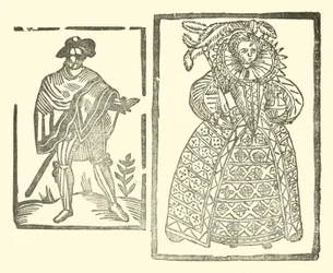 The Roxburghe Ballads』（木版画）のイラスト