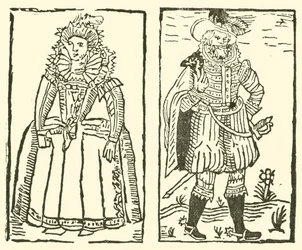 The Roxburghe Ballads』（木版画）のイラスト