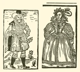 The Roxburghe Ballads』（木版画）の挿絵