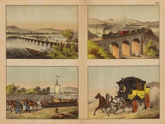 輸送（カラーリトグラフ）