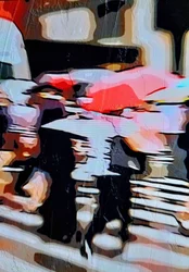 赤い傘