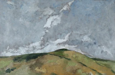地平線上の雲