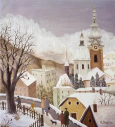 冬のフェストゥングスガッセ