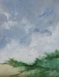 浜辺の茂み