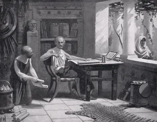 Xenophonが彼の歴史を口述する、「ハッチンソンの国家の歴史」、1915年からの実例