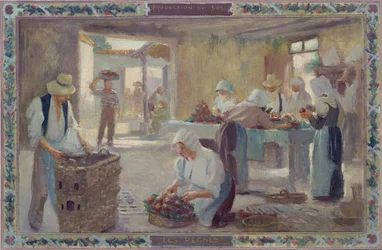 太陽の産物：桃、1892