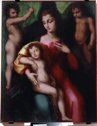 ブレシアニーノ (1485 年以降 1525 年) として知られるアンドレア・ピッチネッリの絵画、イヴァン クラムスコイ美術館 (またはクラムスコイ) のおよそ 1510 年) ヴォロンへ