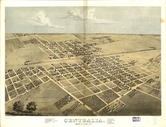 1867年、イリノイ州マリオン郡セントラリア。LOC 73693347