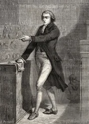 ジャン＝バティスト・ルーヴェ・ド・クーヴレ、H・ド・ラ・シャルルリーによる版画、ルイ・ブラン（1811-82）『Histoire de la Révolution française』より