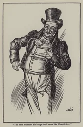 チャールズ・ラムの「The Essays of Elia」のイラスト（リトグラフ版