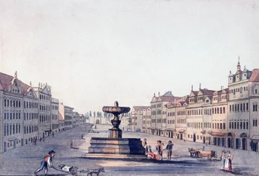 馬市場、1810年頃