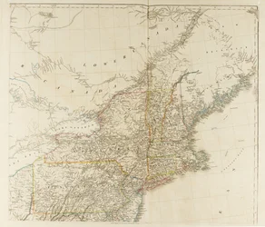北米合衆国地図