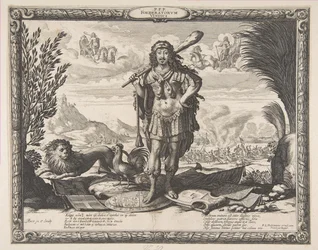 ルイ13世によるスペイン戦争宣言：ヘラクレスとしての王、ca。 1635年。