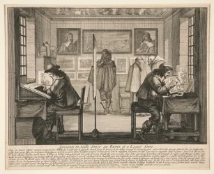 The Engravers in their Workroom, シリーズ The Artists in their Workshop より
