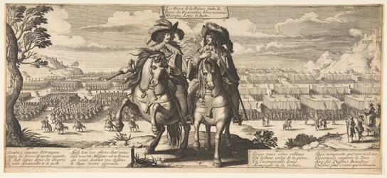 フランス軍: ルイ 13 世とガストン ドルレアン 1630年。