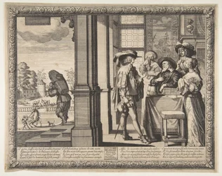 放蕩息子は家を出ます。 1636年。