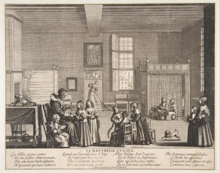 学校の愛人、ca。 1638。