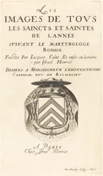 Callotの「The Calendar of Saints」のタイトルページ