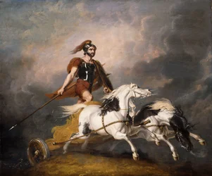 クトゥリンの車：「戦争の車は死の炎のように登場する、1815