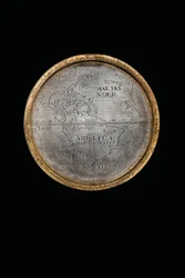 ヘラクレスとアトラス、アウグスブルク、1697-99によってサポートされている2つの例外的な地球儀と天球儀