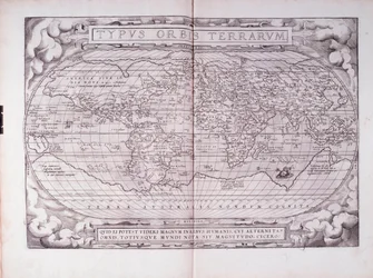 Typus Orbis Terrarum, portulan (エングレービング)