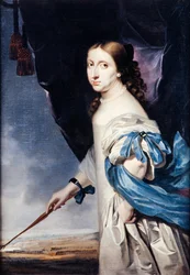 スウェーデンのクリスティーナ女王の肖像1626-1689、1661