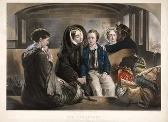出発（第2クラス）、パブ。 1857