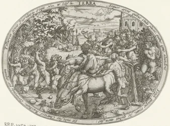 バッカスとシレノスの凱旋行進：地のエレメント Terra (オブジェクトのタイトル) The Four Elements (シリーズタイトル)