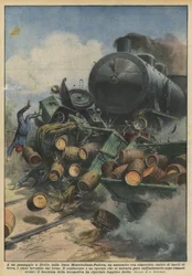 モンテベッルーナ-パドゥア線の踏切、トレーラー付きのトラックですか？