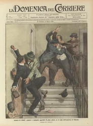 真昼にパレルモ工場の階段を襲ったリバルディ、レジ係、従業員の大胆さ