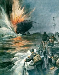 イギリスの商船が地中海でイタリアのMASに撃沈される（8月3日