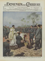 トリポリタニアでの戦争生活のエピソード、将校と兵士は要塞化された場所を支援しますか？