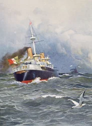 一等戦艦「リ・ウンベルト」（週刊誌「L