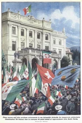 フィウメは再び彼の不屈のイタリアの精神を厳粛に宣言します