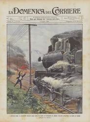 子供の英雄、イタリアの少年ブラディは通り過ぎるアメリカで旅客列車を救う？