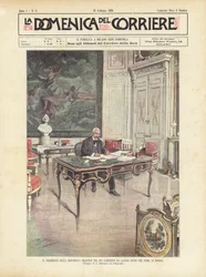 フランス共和国大統領が彼の死の数時間前に彼の仕事のキャビネットに