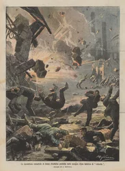 ロブライト工場の発生によって生み出された、アネン（ウェストファーレン）の恐ろしい大災害