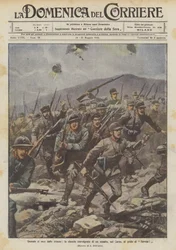 塹壕を離れると、カルストへの攻撃の圧倒的な勢いがサボイの叫びに！