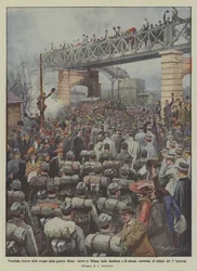 リビア戦争からの軍の勝利の返還、旗の到着、そしていくつかはミラノに？