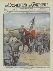 私は彼女に最初にキスしたいです！、マンブレッティ将軍は新しい旗の配達を叫びますか？