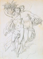 プシュケとキューピッド、c1820-1857