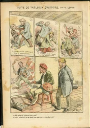 Achille Lemot (1846-1909)によるイラスト（Le Pelerin, 20/05/06） - 歴史的絵画の組曲 - アナキスト アナキズム, 急進主義, 芸術, 革命, 日和見主義, 不安定, 社会主義 - 画家 アーティスト