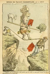 Le Pelerin』に掲載されたAchille Lemot（1846-1909）のイラスト