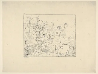 『南軍戦争版画』より、ハイチの自由な黒人たち、1861-63年。
