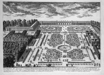 Chateau de Trianon, Petit Trianonin puutarhat Versaillesin kuninkaallisessa palatsissa