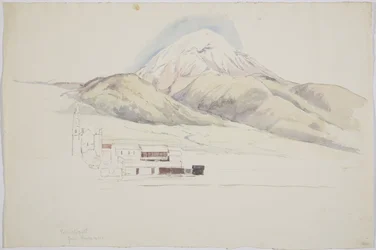 アメカメカからの眺め（水彩画